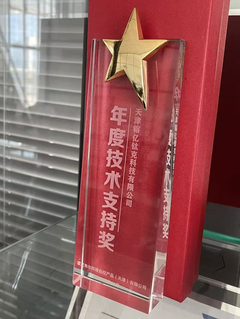 Annual Technical Support Award trophy